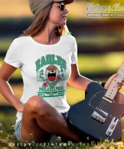 Taz Devil Philadelphia Eagles Women TShirt