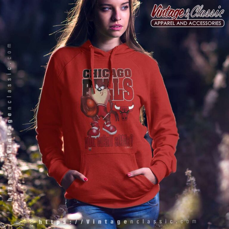 Taz You Want Some Chicago Bull Hoodie Taz You Want Some Chicago Bull Hoodie