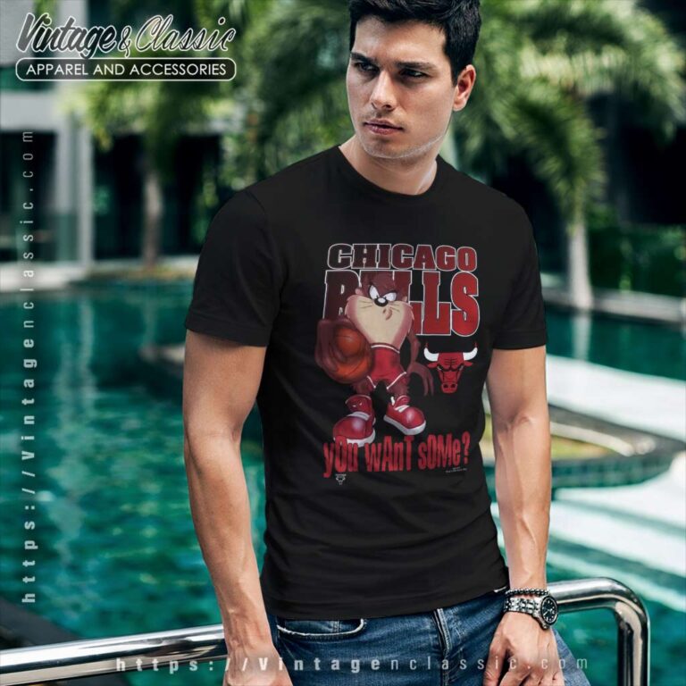 Taz You Want Some Chicago Bull T Shirt Taz You Want Some Chicago Bull T Shirt