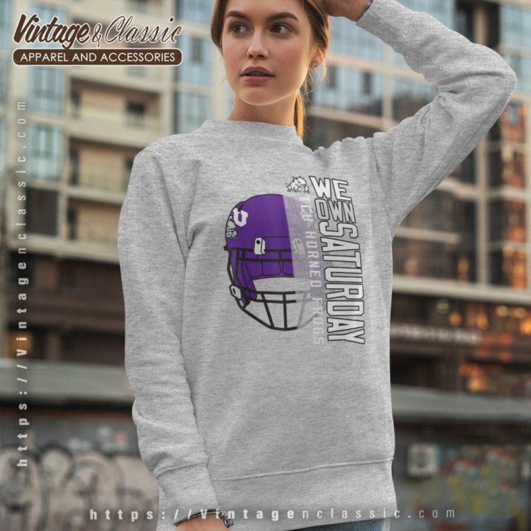 Tcu Horned Frogs Football Saturdays Sweatshirt Tcu Horned Frogs Football Saturdays Sweatshirt