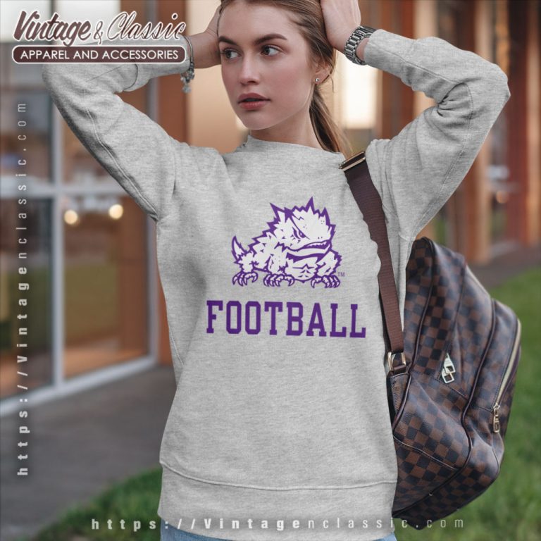 Tcu Horned Frogs Football Sweatshirt Tcu Horned Frogs Football Sweatshirt
