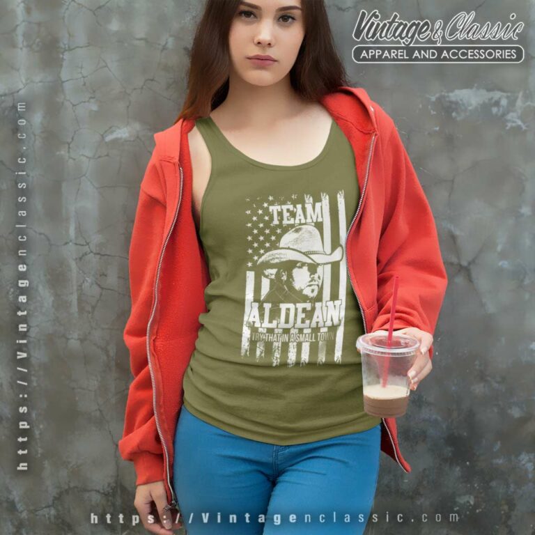 Team Aldean Try That In A Small Town Tank Top Racerback Team Aldean Try That In A Small Town Tank Top Racerback
