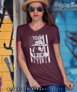 Team Aldean Try That In A Small Town V Neck TShirt