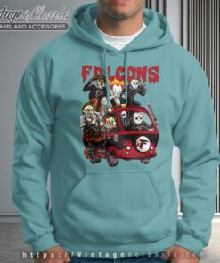 Team Horror Movies Characters Halloween Atlanta Falcons Shirt Hoodie