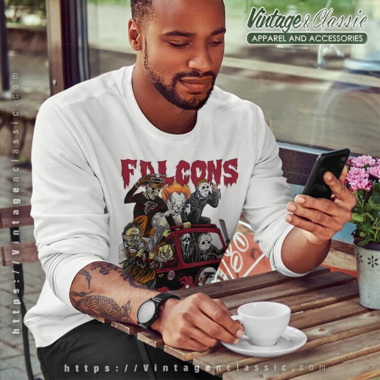 Team Horror Movies Characters Halloween Atlanta Falcons Shirt Sweatshirt Team Horror Movies Characters Halloween Atlanta Falcons Shirt Sweatshirt