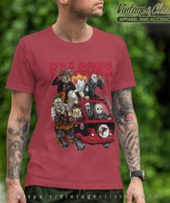 Team Horror Movies Characters Halloween Atlanta Falcons Shirt T shirt