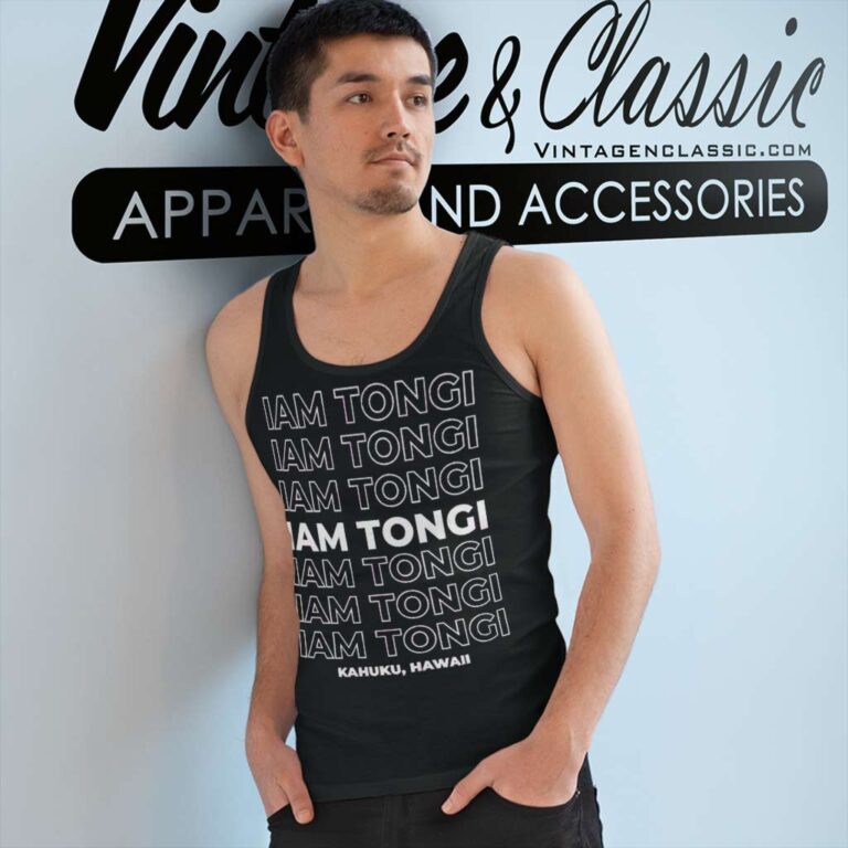 Team Iam Tongi Kahuku Hawaii Tank Top Racerback Team Iam Tongi Kahuku Hawaii Tank Top Racerback