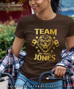 Team Jon Bones Jones Lion Mma Women TShirt