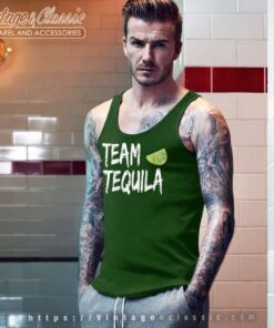 Team Tequila With Green Lime Tank Top Racerback