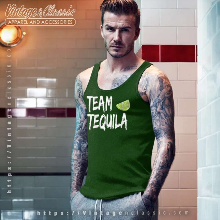 Team Tequila With Green Lime Tank Top Racerback Team Tequila With Green Lime Tank Top Racerback