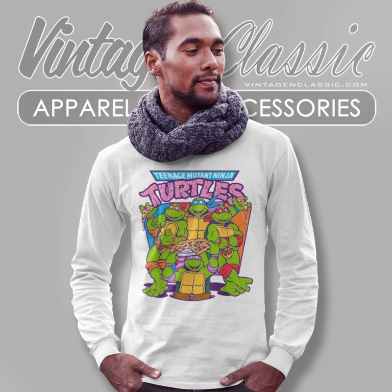 Teenage Mutant Ninja Turtles Pizza Miles Long Sleeve Tee Teenage Mutant Ninja Turtles Pizza Miles Long Sleeve Tee