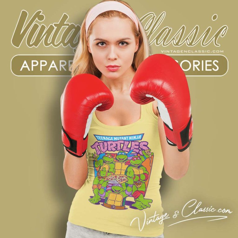 Teenage Mutant Ninja Turtles Pizza Miles Tank Top Racerback Teenage Mutant Ninja Turtles Pizza Miles Tank Top Racerback