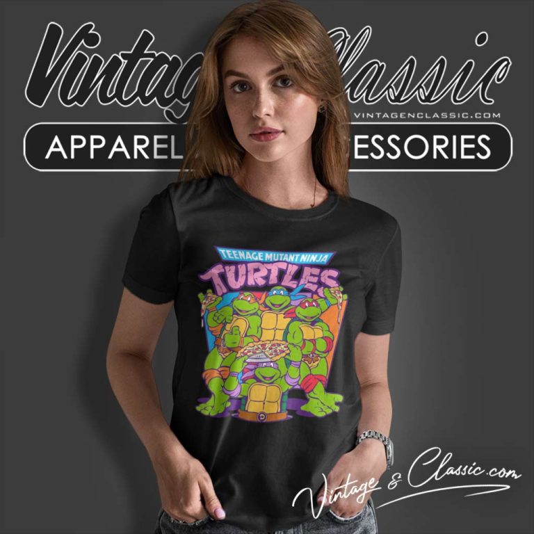 Teenage Mutant Ninja Turtles Pizza Miles Women TShirt Teenage Mutant Ninja Turtles Pizza Miles Women TShirt