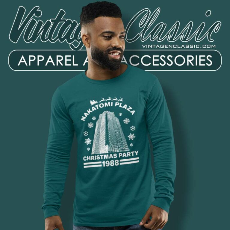 Teepowers Nakatomi Plaza Christmas Party 1988 Long Sleeve Tee 1 Teepowers Nakatomi Plaza Christmas Party 1988 Long Sleeve Tee 1