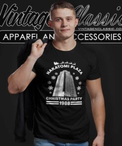 Teepowers Nakatomi Plaza Christmas Party 1988 Shirt 4 Teepowers Nakatomi Plaza Christmas Party 1988 T Shirt 1