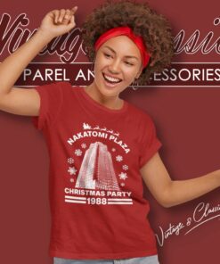 Teepowers Nakatomi Plaza Christmas Party 1988 Shirt 6 Teepowers Nakatomi Plaza Christmas Party 1988 Women TShirt 1