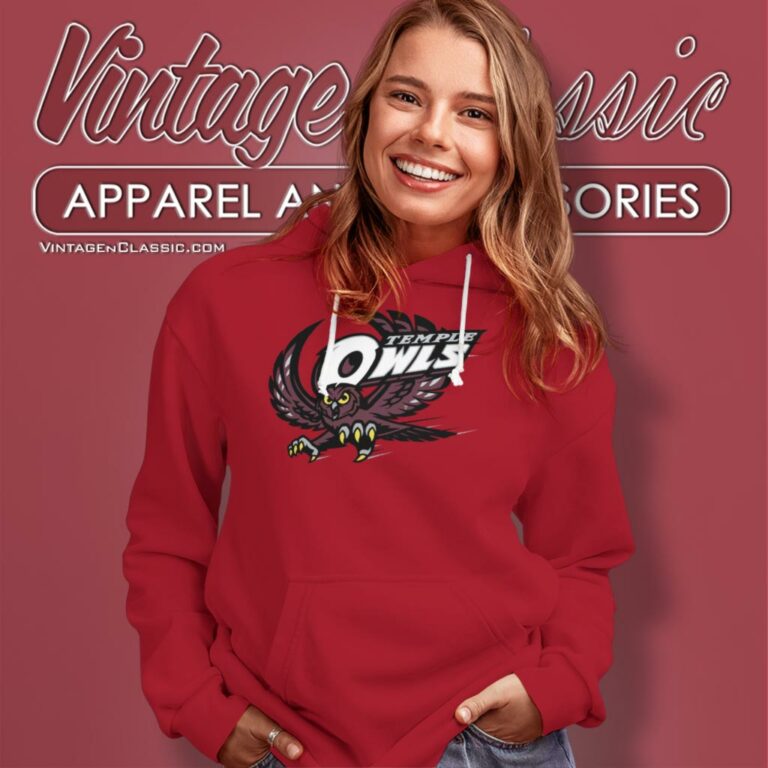 Temple University Owls Logo Hoodie Temple University Owls Logo Hoodie