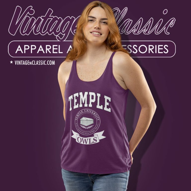 Temple University Owls Tank Top Racerback Temple University Owls Tank Top Racerback