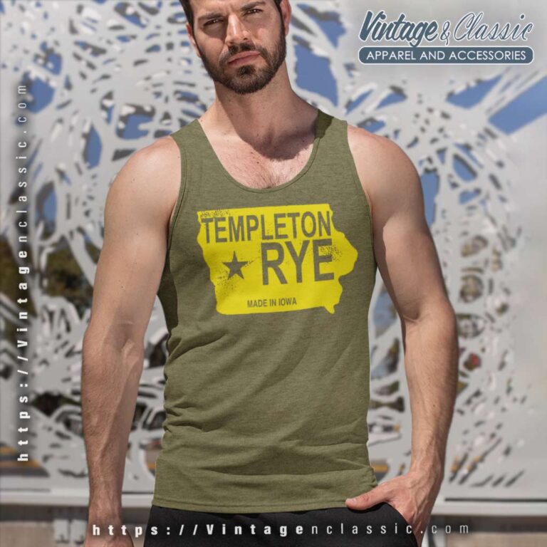 Templeton Rye Whiskey Iowa Tank Top Racerback Templeton Rye Whiskey Iowa Tank Top Racerback