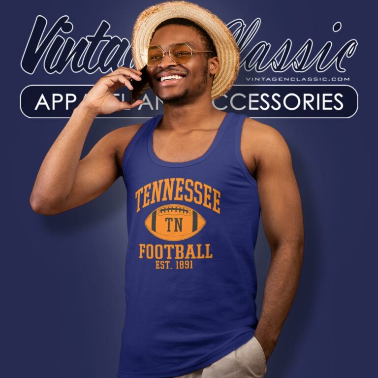 Tennessee Football Est 1891 Tank Top Racerback Tennessee Football Est 1891 Tank Top Racerback
