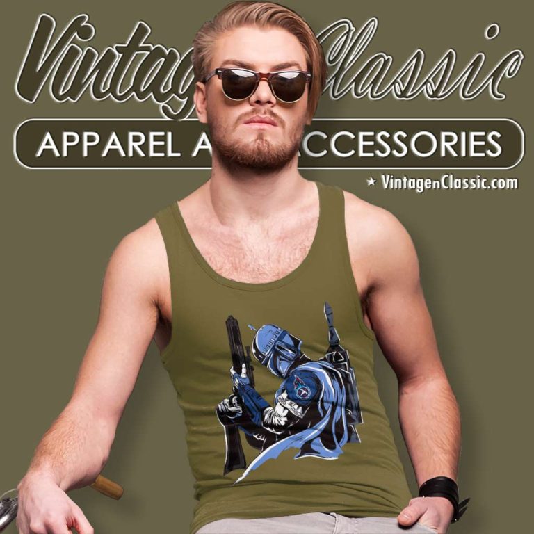 Tennessee Titans American Football Team Boba Fett Star Wars Tank Top Racerback Tennessee Titans American Football Team Boba Fett Star Wars Tank Top Racerback