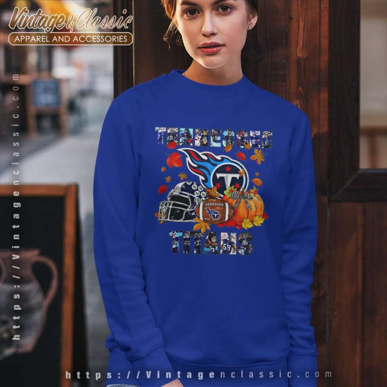 Tennessee Titans Fall Helmet Pumpkin Sweatshirt Tennessee Titans Fall Helmet Pumpkin Sweatshirt