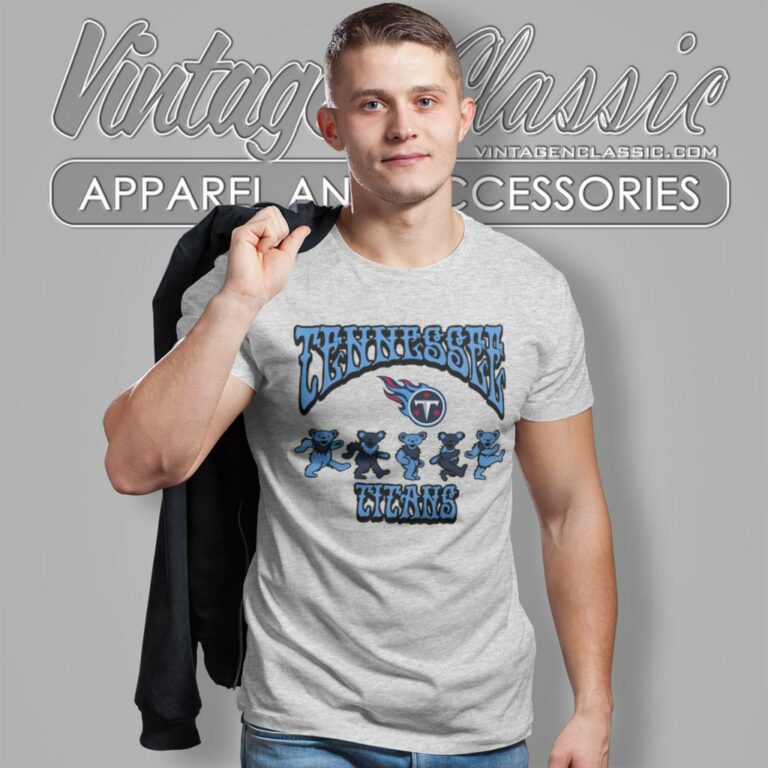 Tennessee Titans Grateful Dead Dancing Bears T Shirt Tennessee Titans Grateful Dead Dancing Bears T Shirt