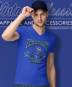Tennessee Titans Grateful Dead Dancing Bears V Neck TShirt