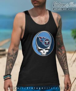 Tennessee Titans Grateful Dead Steal Your Face Tank Top Racerback