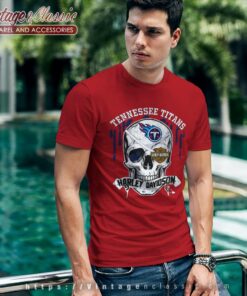 Tennessee Titans Harley Davidson Skull T Shirt