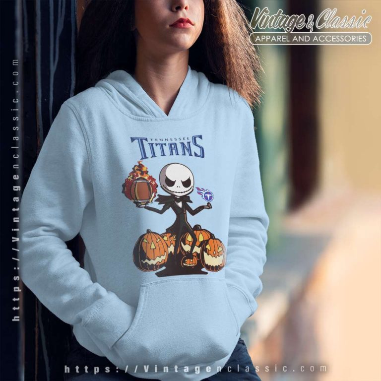 Tennessee Titans Jack Skellington Halloween Hoodie Tennessee Titans Jack Skellington Halloween Hoodie