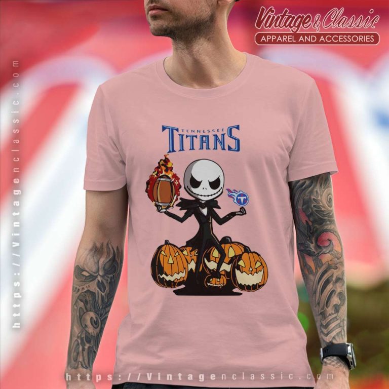 Tennessee Titans Jack Skellington Halloween T Shirt Tennessee Titans Jack Skellington Halloween T Shirt