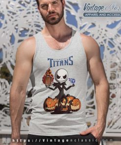 Tennessee Titans Jack Skellington Halloween Shirt 4 Tennessee Titans Jack Skellington Halloween Tank Top Racerback