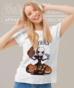 Tennessee Titans Jack Skellington Halloween Shirt 6 Tennessee Titans Jack Skellington Halloween Women TShirt