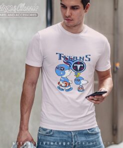 Tennessee Titans Lets Play Football Together Snoopy Shirt