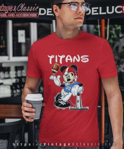 Tennessee Titans Mickey Mouse Gift For Nfl Fan T Shirt