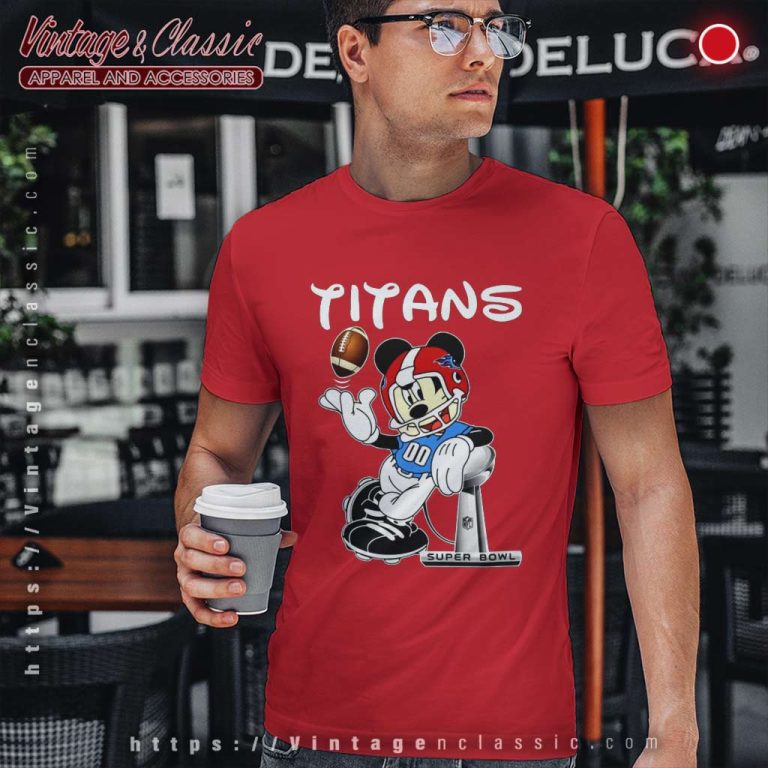 Tennessee Titans Mickey Mouse Gift For Nfl Fan T Shirt Tennessee Titans Mickey Mouse Gift For Nfl Fan T Shirt