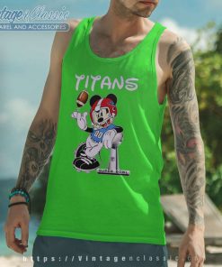 Tennessee Titans Mickey Mouse Gift For Nfl Fan Tank Top Racerback