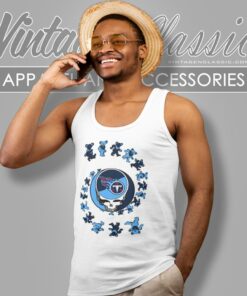 Tennessee Titans Nfl Grateful Dancing Bears Tank Top Racerback