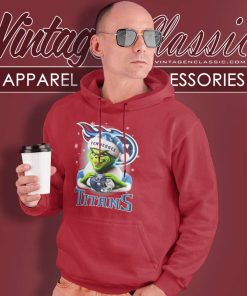Tennessee Titans Santa Grinch Christmas Love Tennessee Titans Santa Grinch Christmas Love Hoodie 1