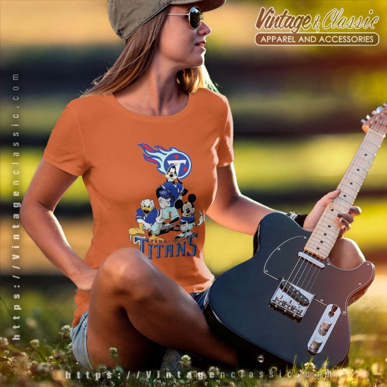 Tennessee Titans Shirt Mickey Mouse Donald Duck Goofy Football Women TShirt Tennessee Titans Shirt Mickey Mouse Donald Duck Goofy Football Women TShirt