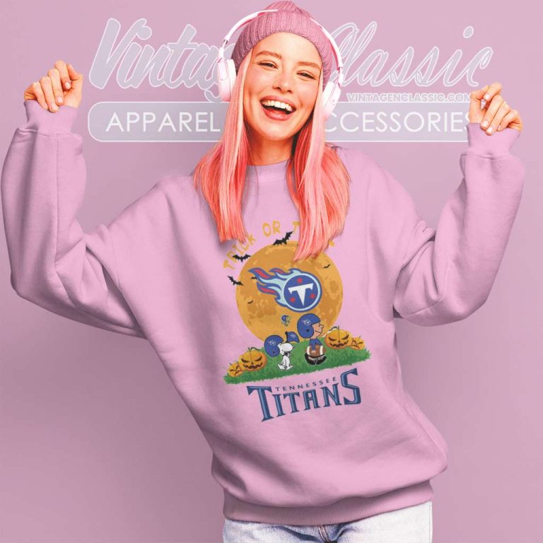 Tennessee Titans Shirt Snoopy Trick Or Treat Halloween Sweatshirt Tennessee Titans Shirt Snoopy Trick Or Treat Halloween Sweatshirt