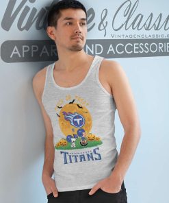 Tennessee Titans Shirt Snoopy Trick Or Treat Halloween Tank Top Racerback
