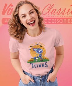 Tennessee Titans Shirt Snoopy Trick Or Treat Halloween Women TShirt