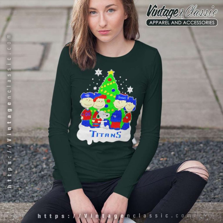 Tennessee Titans Shirt The Peanuts Characters Christmas 2023 Long Sleeve Tee Tennessee Titans Shirt The Peanuts Characters Christmas 2023 Long Sleeve Tee
