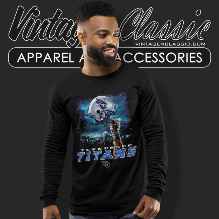 Tennessee Titans Titans Sky Helmet Long Sleeve Tee Tennessee Titans Titans Sky Helmet Long Sleeve Tee