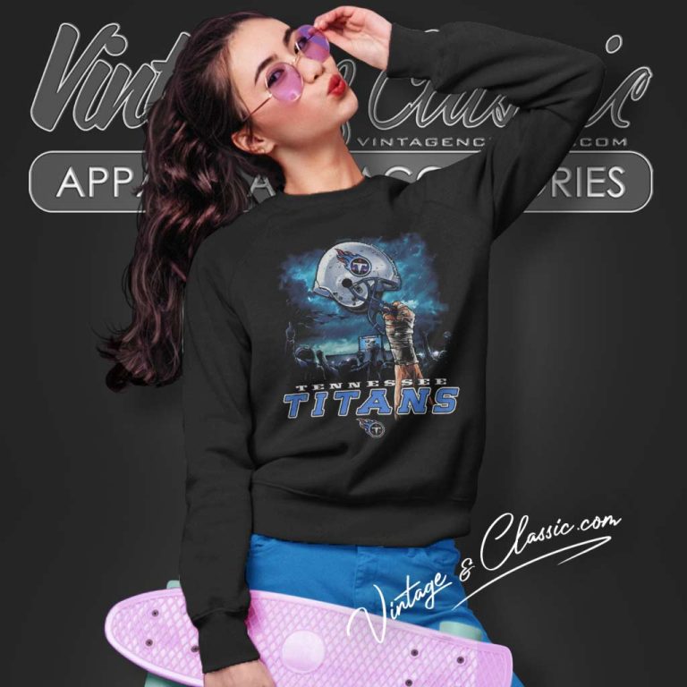 Tennessee Titans Titans Sky Helmet Sweatshirt Tennessee Titans Titans Sky Helmet Sweatshirt
