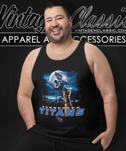 Tennessee Titans Titans Sky Helmet Tank Top Racerback