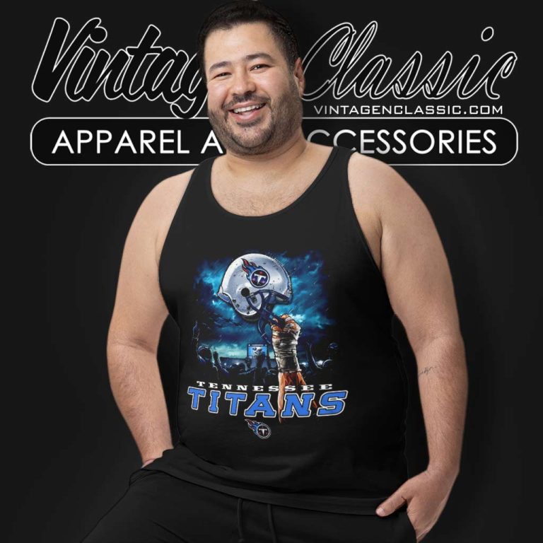 Tennessee Titans Titans Sky Helmet Tank Top Racerback Tennessee Titans Titans Sky Helmet Tank Top Racerback
