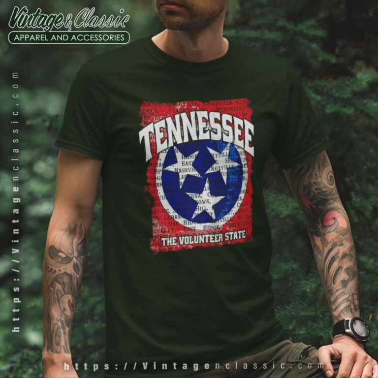 Tennessee Volunteer State Flag Justin Pearson Johnson T Shirt Tennessee Volunteer State Flag Justin Pearson Johnson T Shirt